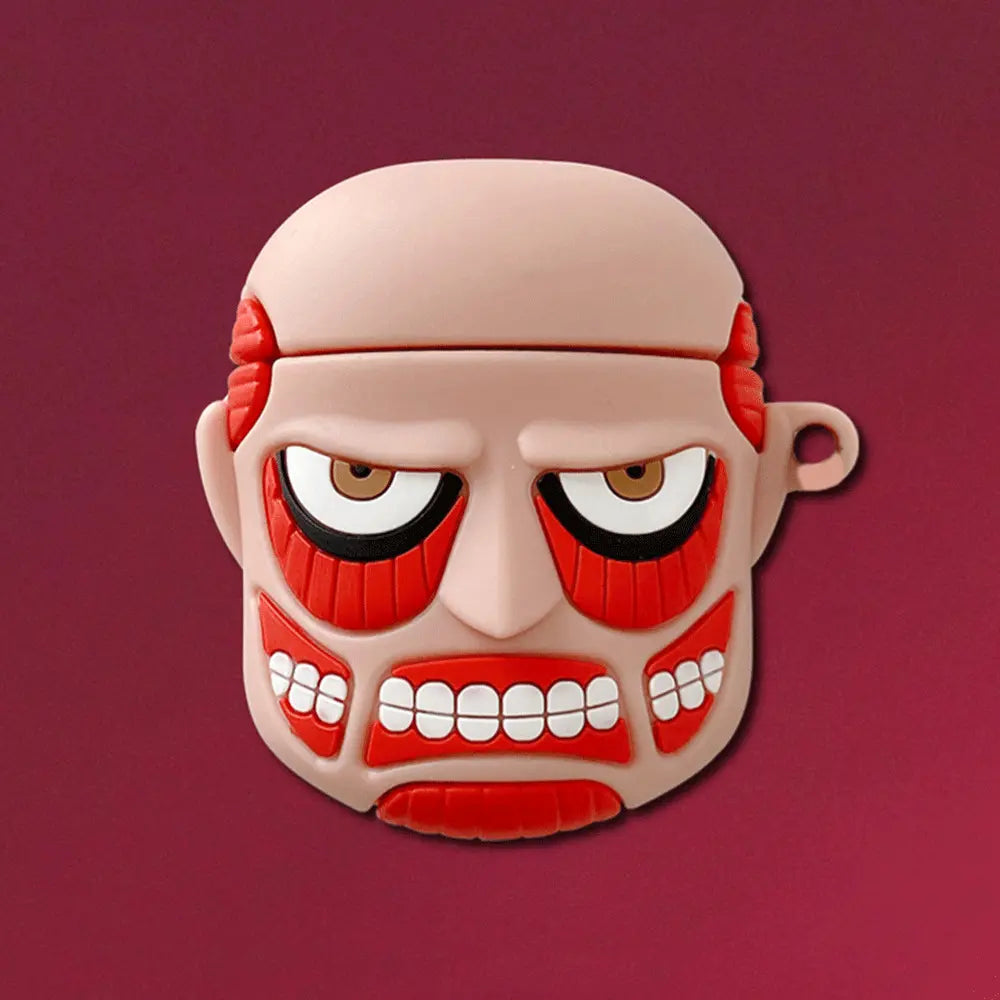 Attack On Titan Airpods 1/2/3/Pro Case Characters Cartoon Silicone Case-Airpods Case-Monkey Ninja-Airpods 1/2-Monkey Ninja