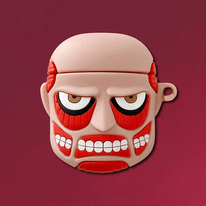 Attack On Titan Airpods 1/2/3/Pro Case Characters Cartoon Silicone Case-Airpods Case-Monkey Ninja-Airpods 1/2-Monkey Ninja
