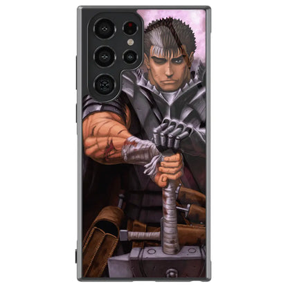 Berserk Black Swordsman Guts Samsung Case - Anime Phone Case - Monkey Ninja