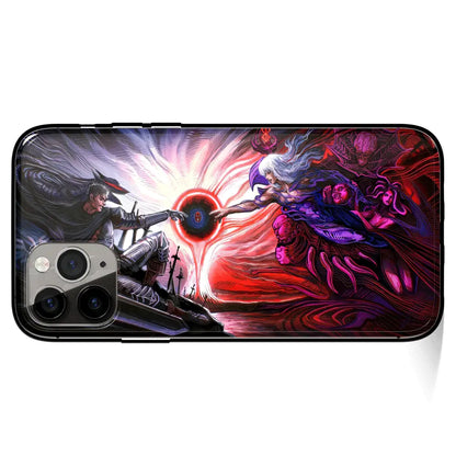 Berserk Gut Fanart Tempered Glass Soft Silicone iPhone Case-Phone Case-Monkey Ninja-iPhone 17-Glass Case-Monkey Ninja