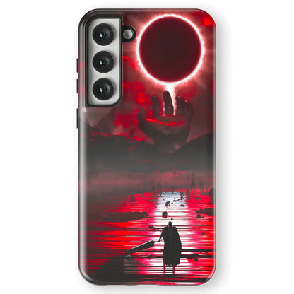 Berserk The Eclipse Red Hand Tempered Glass Tough Soft Silicone Samsung Case-Phone Case-Monkey Ninja-Galaxy S25-Tough Case-Monkey Ninja