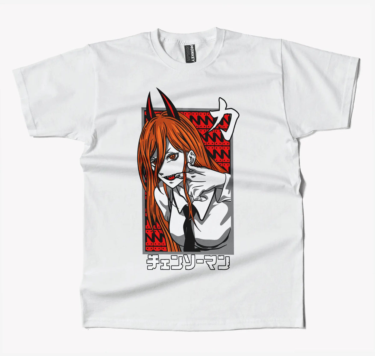 Chainsaw Man Devil Anime T Shirt-T-Shirt-Monkeyninja-S-Black-Monkey Ninja