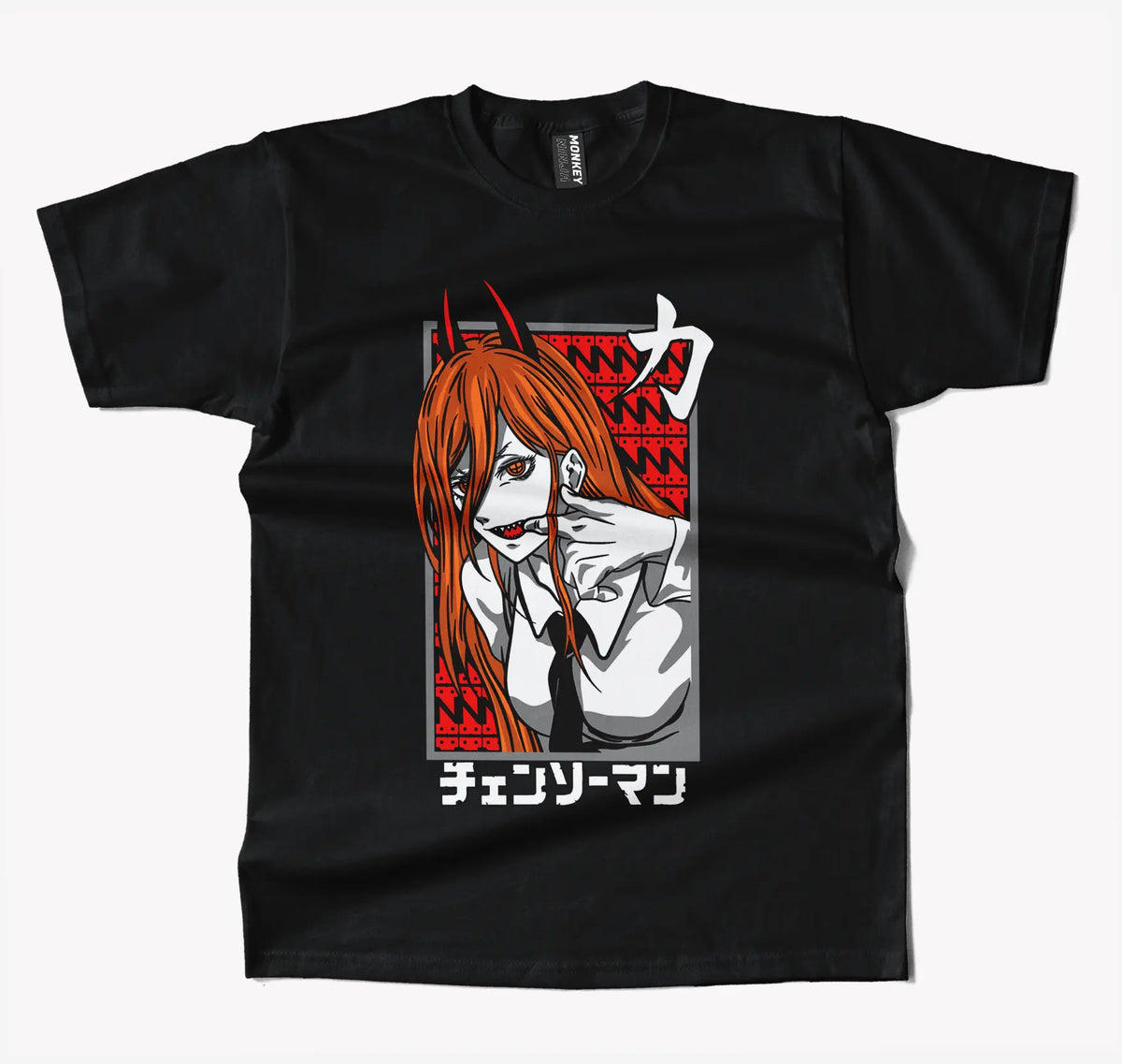 Chainsaw Man Devil Anime T Shirt-T-Shirt-Monkeyninja-S-Black-Monkey Ninja
