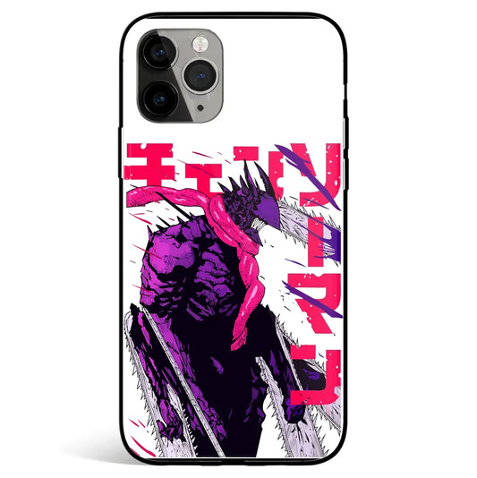 Chainsawman Devil Tempered Glass Soft Silicone iPhone Case-Phone Case-Monkey Ninja-iPhone 17-Glass Case-Monkey Ninja