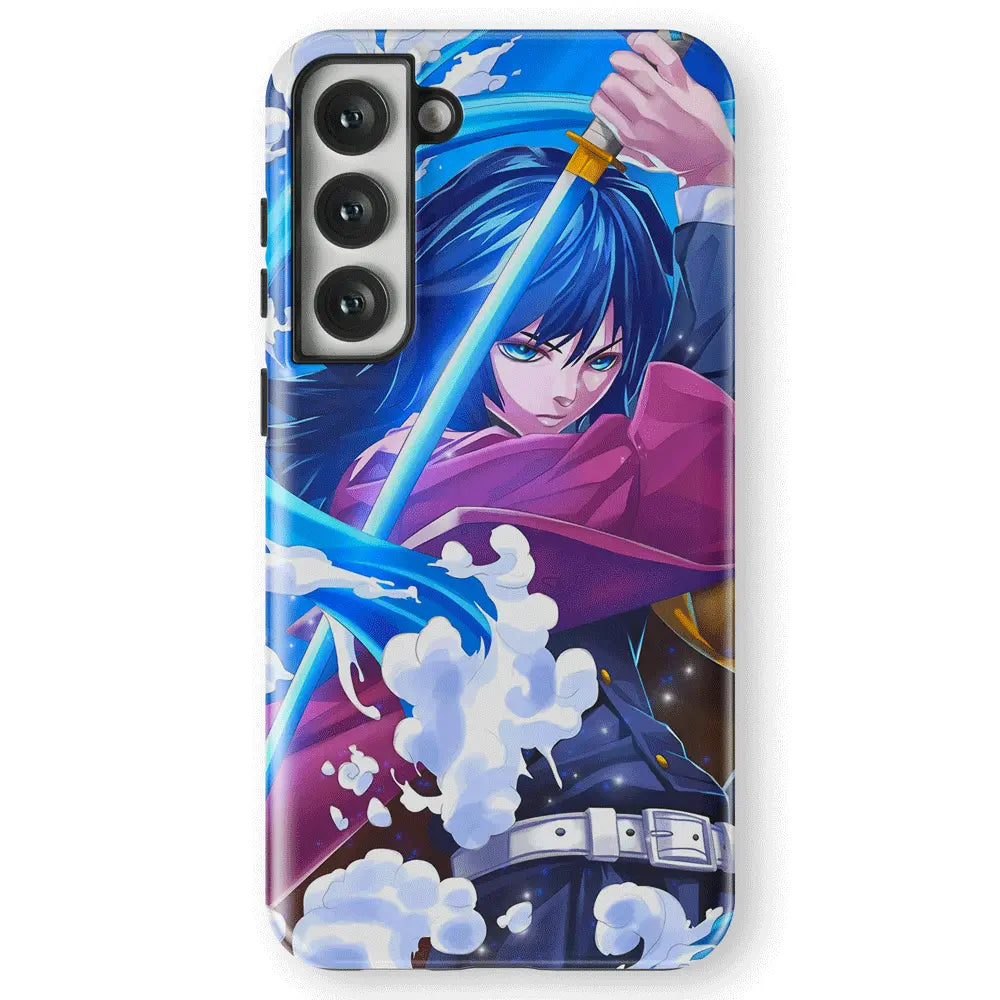 Demon Slayer Giyu Tomioka 4 Tempered Glass Tough Samsung Case-Phone Case-Monkey Ninja-Galaxy S25-Tough Case-Monkey Ninja