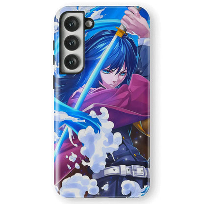 Demon Slayer Giyu Tomioka 4 Tempered Glass Tough Samsung Case-Phone Case-Monkey Ninja-Galaxy S25-Tough Case-Monkey Ninja