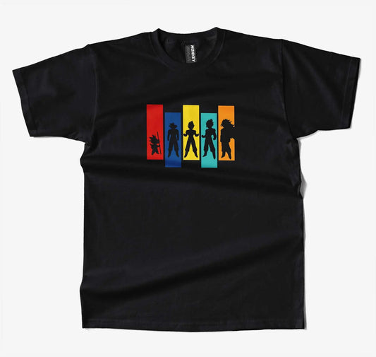 Dragon Ball Anime T Shirt-T-Shirt-Monkeyninja-S-Black-Monkey Ninja