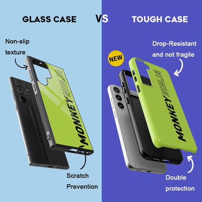 Dragon Ball Blue Hair Gohan Tempered Glass Tough Samsung Case-Phone Case-Monkey Ninja-Galaxy S25-Glass Case-Monkey Ninja