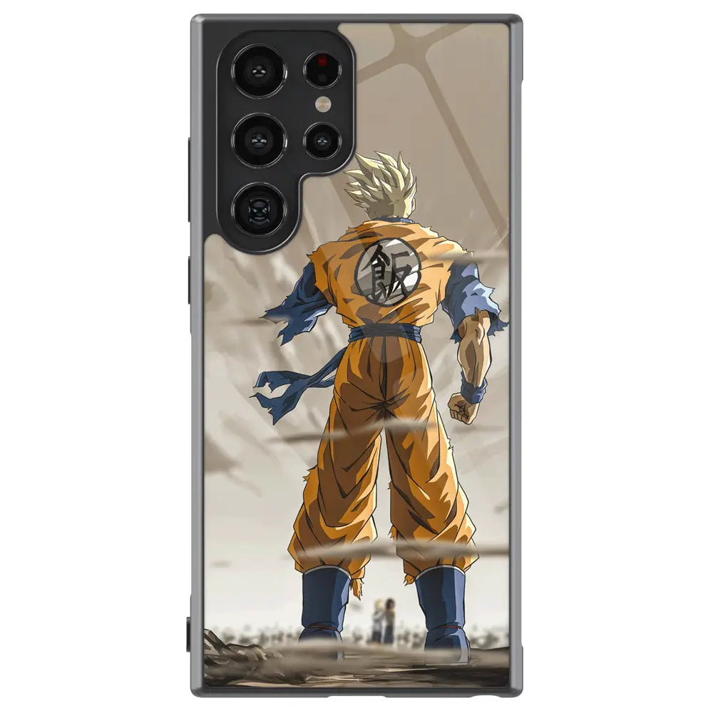 Dragon Ball Gohan The Future Tempered Glass Tough Samsung Galaxy Phone Case-Phone Case-Monkey Ninja-Galaxy S25-Glass Case-Monkey Ninja