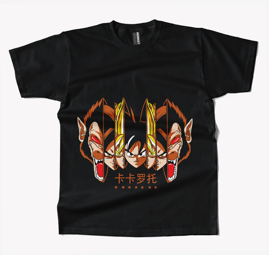 Dragon Ball Goku Head Anime T Shirt-T-Shirt-Monkeyninja-S-White-Monkey Ninja