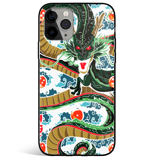 Dragon Ball Shenlong Tempered Glass Soft Silicone iPhone Case-Phone Case-Monkey Ninja-iPhone 17-Glass Case-Monkey Ninja