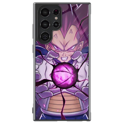 Dragon Ball Vegeta Ultra Ego 1 Tempered Glass Tough Samsung Case-Phone Case-Monkey Ninja-Galaxy S25-Glass Case-Monkey Ninja