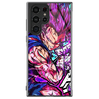 Dragon Ball Vegeta Ultra Ego Tempered Glass Tough Samsung Galaxy Phone Case-Phone Case-Monkey Ninja-Galaxy S25-Glass Case-Monkey Ninja