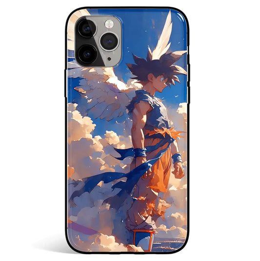Dragon Goku Angel Tempered Glass Soft Silicone iPhone Case-Phone Case-Monkey Ninja-iPhone 17-Glass Case-Monkey Ninja
