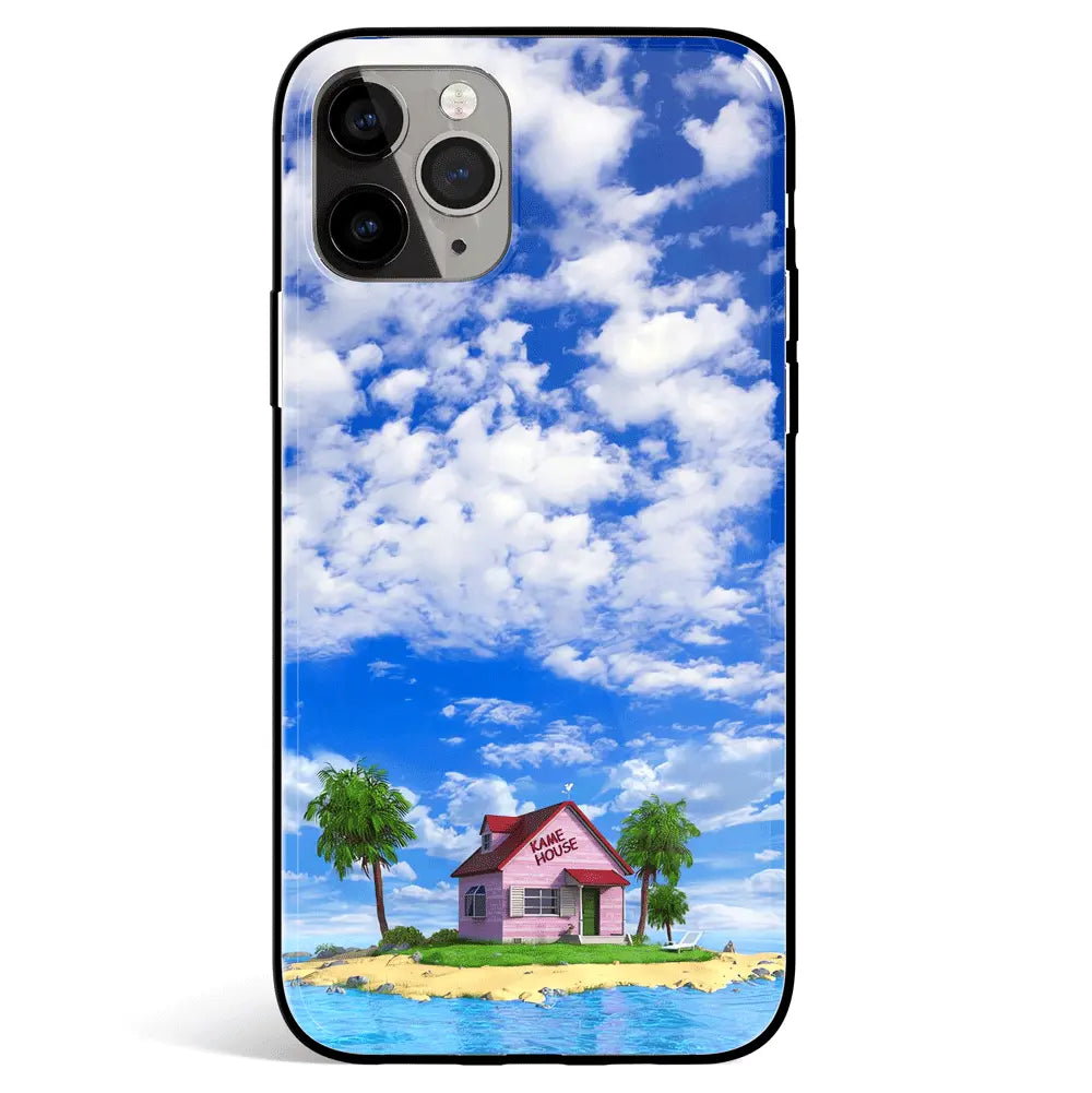 Dragon Kame Home in Reality Tempered Glass Soft Silicone iPhone Case-Phone Case-Monkey Ninja-iPhone 17-Glass Case-Monkey Ninja