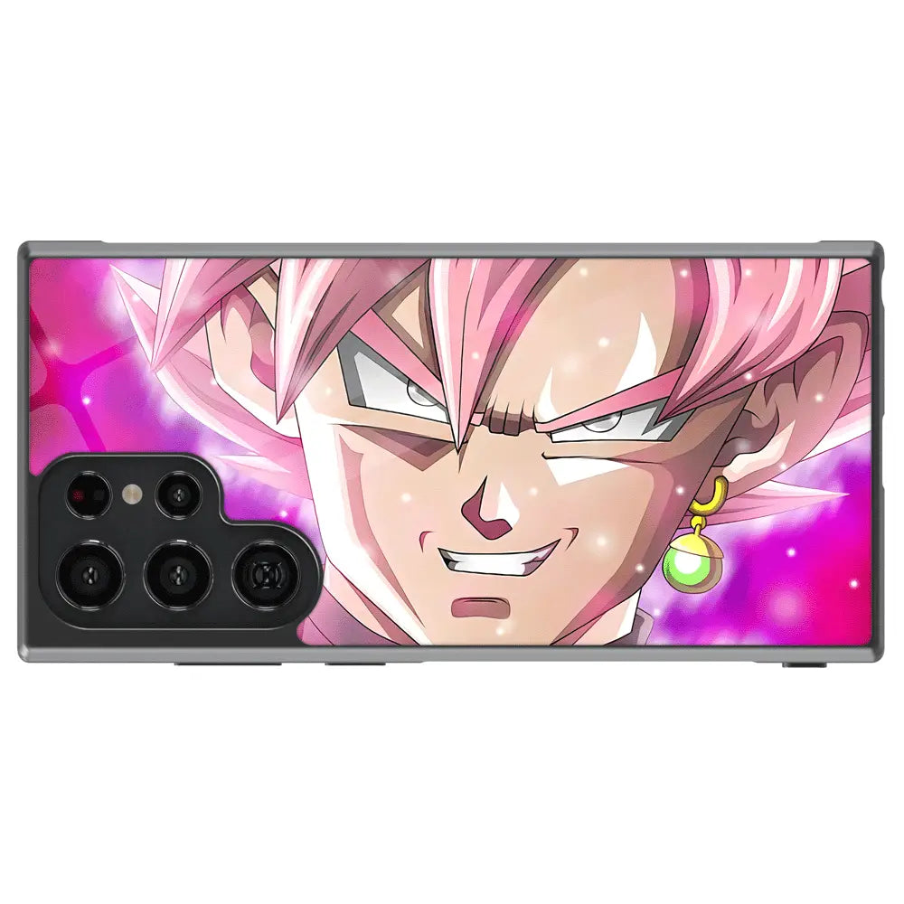 Evil Goku Tempered Glass Tough Samsung Phone Case-Phone Case-Monkey Ninja-Galaxy S25-Glass Case-Monkey Ninja