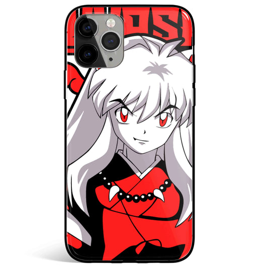 Inuyasha Poster Tempered Glass Soft Silicone iPhone Case-Phone Case-Monkey Ninja-iPhone 17-Glass Case-Monkey Ninja