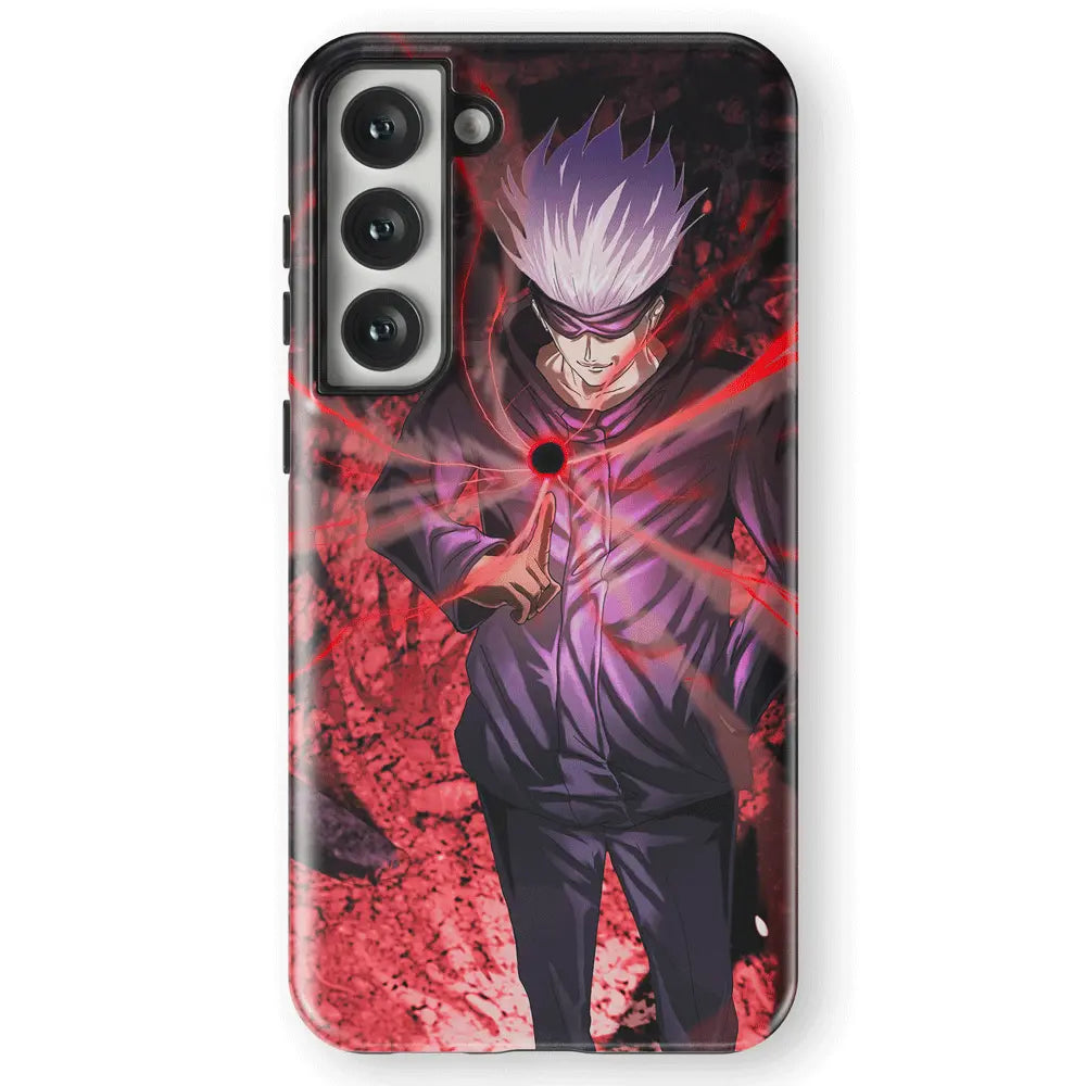 Jujutsu Kaisen Cursed Technique Reversal: Red Tempered Glass Tough Samsung Phone Case-Phone Case-Monkey Ninja-Galaxy S25-Tough Case-Monkey Ninja