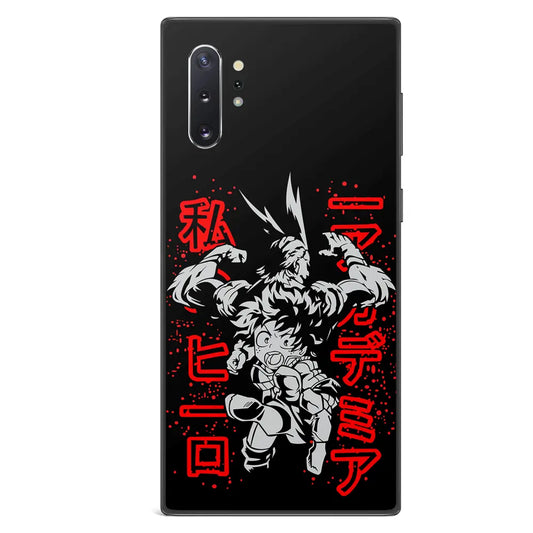 My Hero Academia Eight Tempered Glass Tough Soft Silicone Samsung Case-Phone Case-Monkey Ninja-Galaxy S25-Glass Case-Monkey Ninja