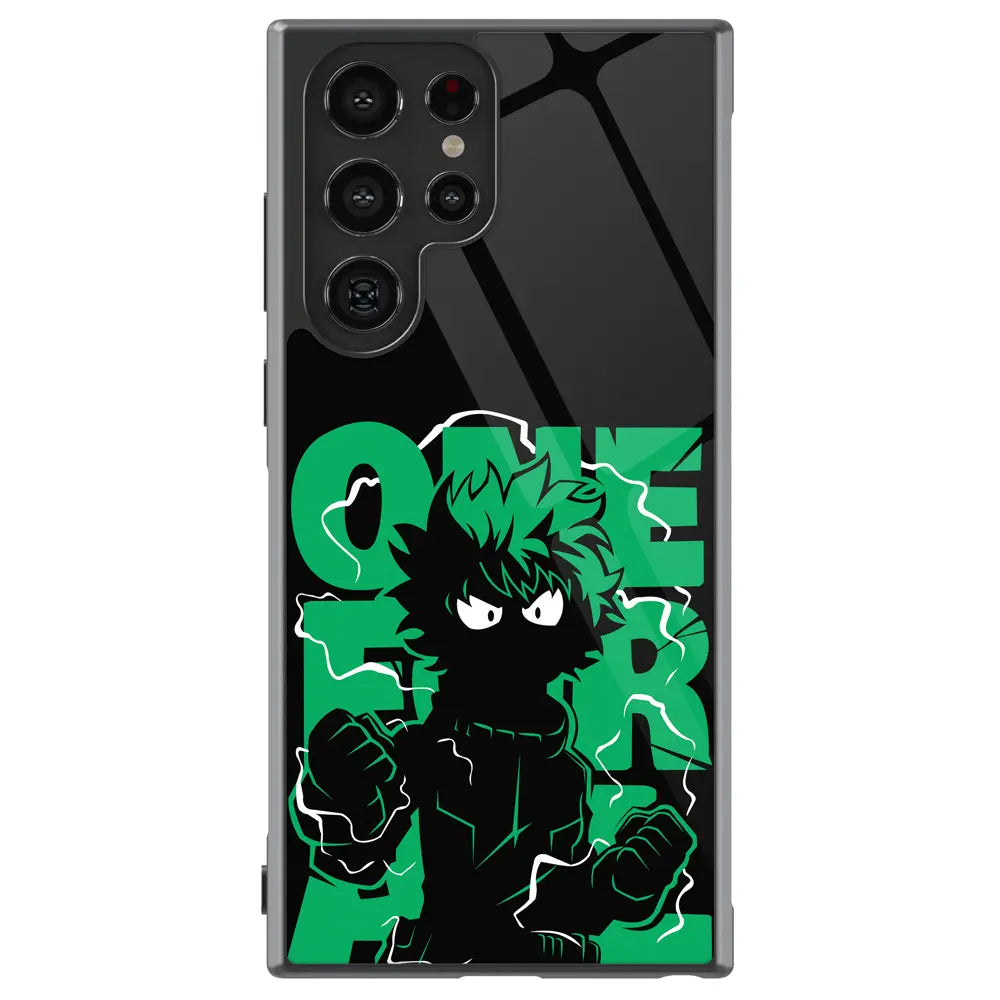 My Hero Academia Shoto Tempered Glass Tough Soft Silicone Samsung Case-Phone Case-Monkey Ninja-Galaxy S25-Glass Case-Monkey Ninja