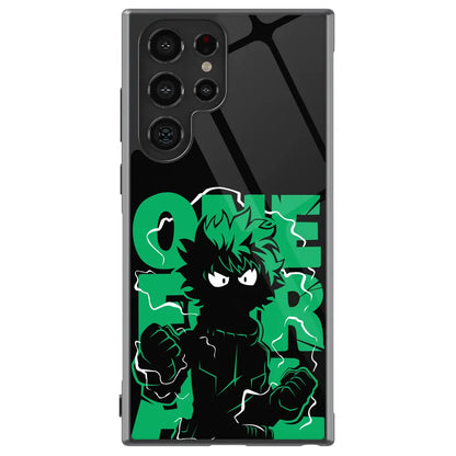 My Hero Academia Shoto Tempered Glass Tough Soft Silicone Samsung Case-Phone Case-Monkey Ninja-Galaxy S25-Glass Case-Monkey Ninja