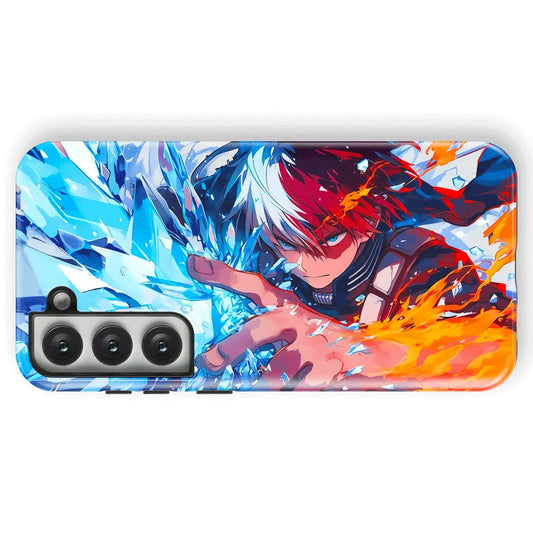 My Hero Academia Shoto Tempered Glass Tough Soft Silicone Samsung Case-Phone Case-Monkey Ninja-Galaxy S25-Tough Case-Monkey Ninja