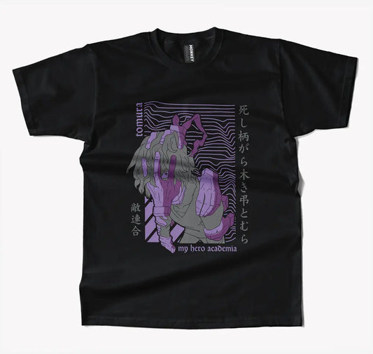 My Hero Academia Tomura Anime T Shirt-T-Shirt-Monkeyninja-S-Black-Monkey Ninja