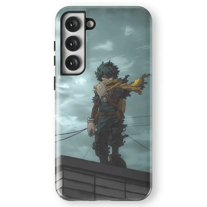 My Hero Academia True Hero Tempered Glass Tough Soft Silicone Samsung Case-Phone Case-Monkey Ninja-Galaxy S25-Tough Case-Monkey Ninja
