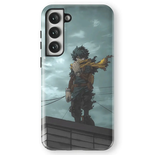My Hero Academia True Hero Tempered Glass Tough Soft Silicone Samsung Case-Phone Case-Monkey Ninja-Galaxy S25-Tough Case-Monkey Ninja