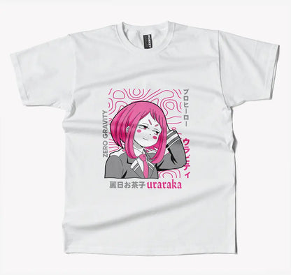 My Hero Academia Uraraka Anime T Shirt-T-Shirt-Monkeyninja-S-Black-Monkey Ninja