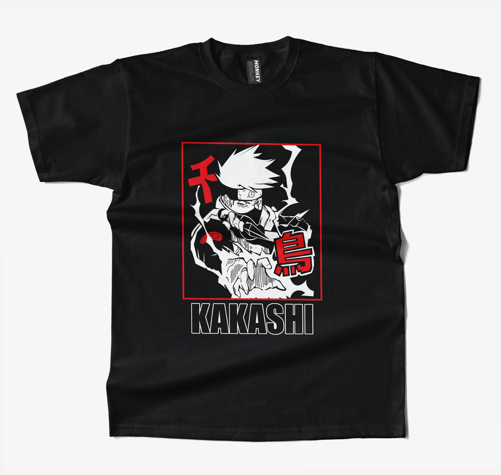 Naruto Kakashi Chidori Anime T Shirt