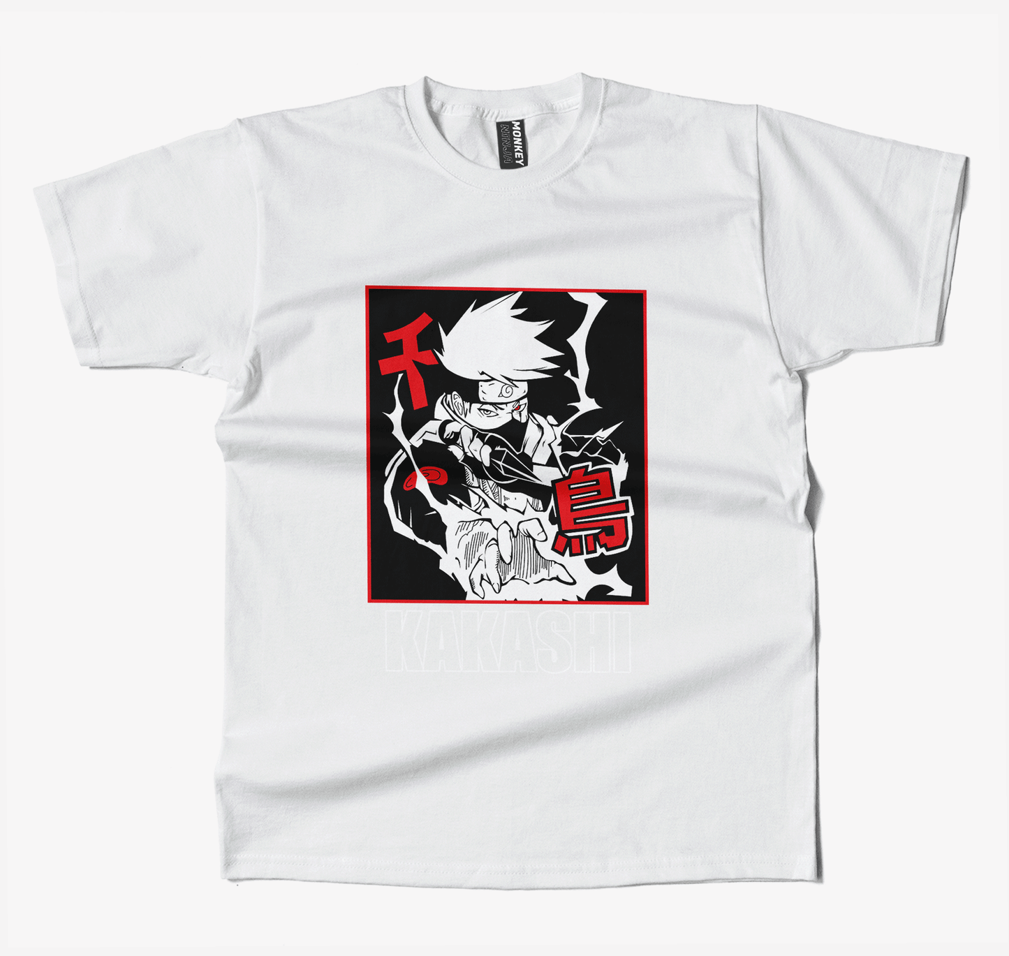 Naruto Kakashi Chidori Anime T Shirt