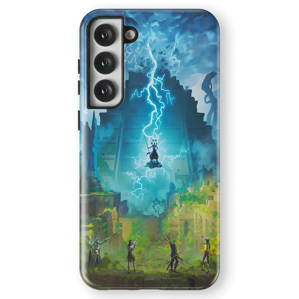 One Piece Anime Tempered Glass Tough Samsung Phone Case-Phone Case-Monkey Ninja-Galaxy S25-Tough Case-Monkey Ninja