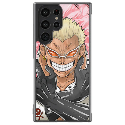One Piece Doflamingo Samsung Phone Case-Phone Case-Monkey Ninja-Galaxy S25-Glass Case-Monkey Ninja