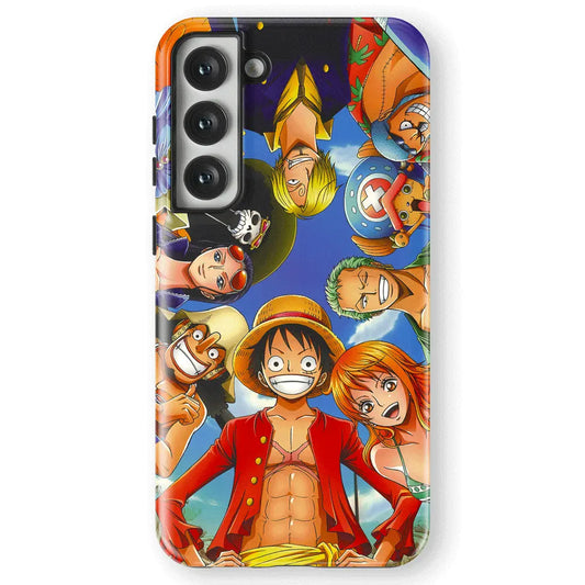 One Piece Looking at you Tempered Glass Tough Soft Silicone Samsung Case-Phone Case-Monkey Ninja-Galaxy S25-Tough Case-Monkey Ninja