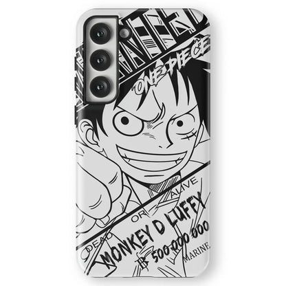 One Piece Luffy Characters Samsung Phone Case-Phone Case-Monkey Ninja-Galaxy S25-Luffy-Tough Case-Monkey Ninja