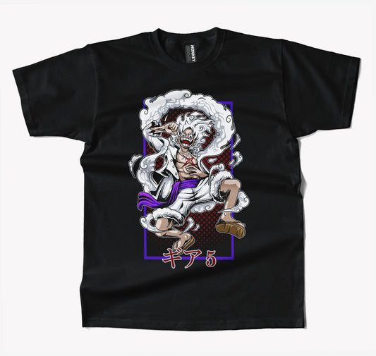 One Piece Luffy Gear 4 Anime T Shirt-T-Shirt-Monkeyninja-S-Black-Monkey Ninja