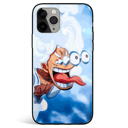 One Piece Luffy Shocking Tempered Glass Soft Silicone iPhone Case-Phone Case-Monkey Ninja-iPhone 17-Glass Case-Monkey Ninja
