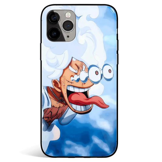 One Piece Luffy Shocking Tempered Glass Soft Silicone iPhone Case-Phone Case-Monkey Ninja-iPhone 17-Glass Case-Monkey Ninja