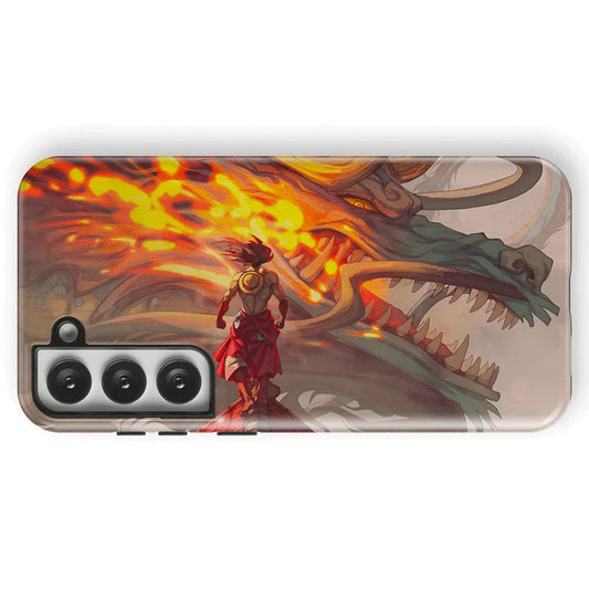 One Piece Luffy vs Kaido Eastern Dragon Samsung Phone Case-Phone Case-Monkey Ninja-Galaxy S25-Tough Case-Monkey Ninja