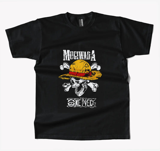 One Piece Mugiwara Clan Flag Anime T Shirt-T-Shirt-Monkeyninja-S-Black-Monkey Ninja