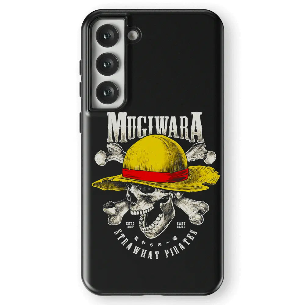 One Piece Straw Hat Pirates Mugiwara Flag Samsung Phone Case-Phone Case-Monkey Ninja-Galaxy S25-Tough Case-Monkey Ninja