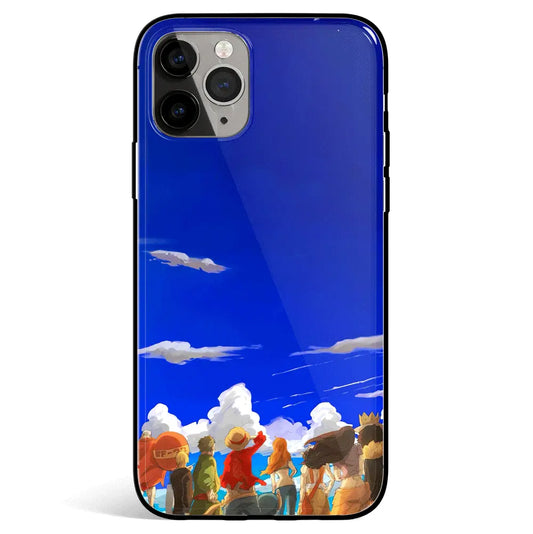 One Piece To the Future Tempered Glass Soft Silicone iPhone Case-Phone Case-Monkey Ninja-iPhone 17-Glass Case-Monkey Ninja