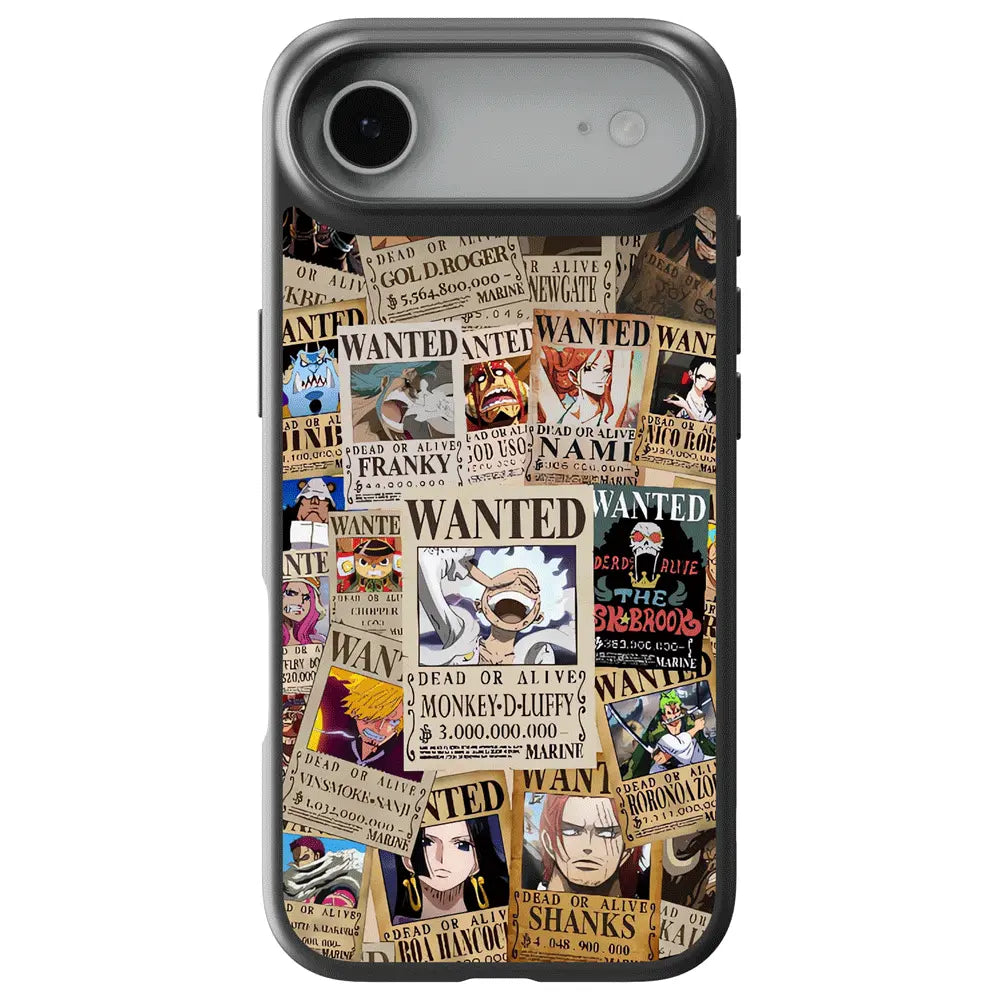 One Piece Wanted Poster iPhone Case - Tough Anime Bounty Cover