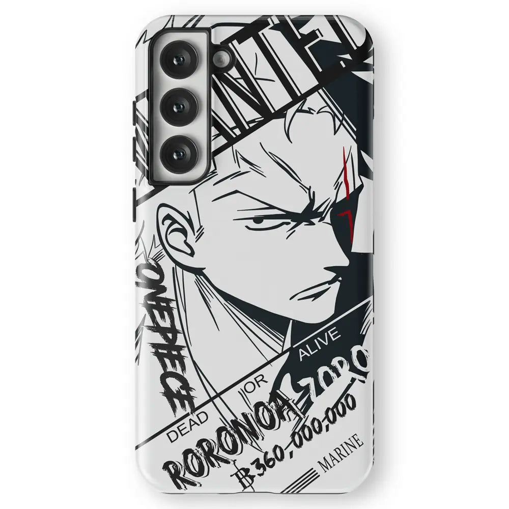 One Piece Zoro Characters Samsung Phone Case-Phone Case-Monkey Ninja-Galaxy S22-Zoro-Tough Case-Monkey Ninja