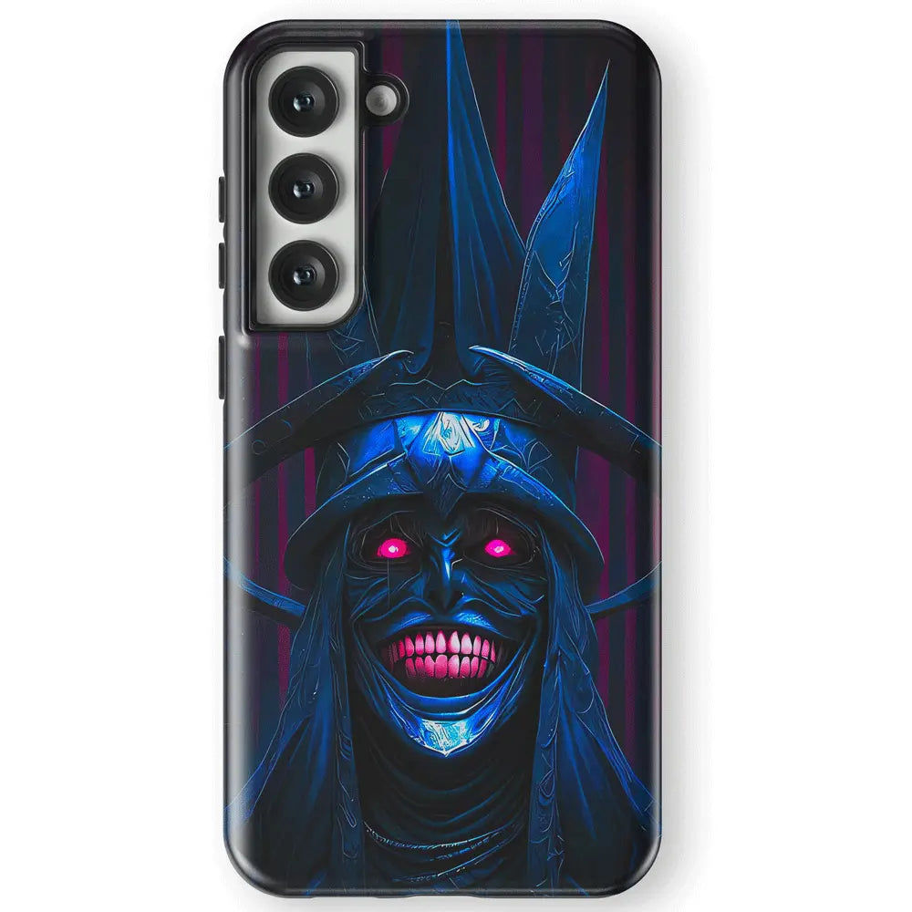 Solo Leveling Hollow Mask Demon Tempered Glass Tough Samsung Phone Case-Phone Case-Monkey Ninja-Galaxy S25-Glass Case-Monkey Ninja