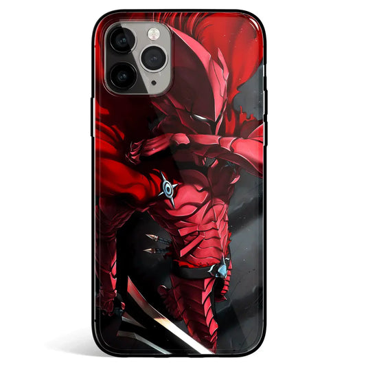 Solo Leveling Igris Tempered Glass Soft Silicone iPhone Case-Phone Case-Monkey Ninja-iPhone 17-Glass Case-Monkey Ninja