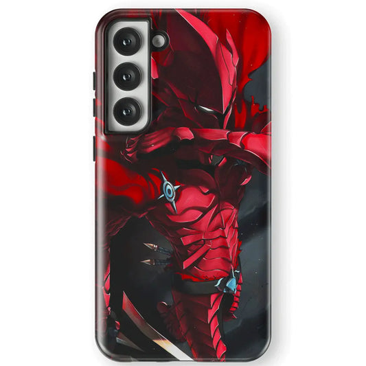 Solo Leveling Igris Tempered Glass Tough Samsung Phone Case-Phone Case-Monkey Ninja-Galaxy S25-Tough Case-Monkey Ninja