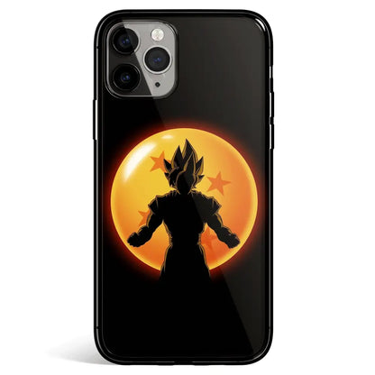 The Dragon Ball Tempered Glass Soft Silicone Phone Case-Phone Case-Monkey Ninja-iPhone 17-Goku-Glass Case-Monkey Ninja