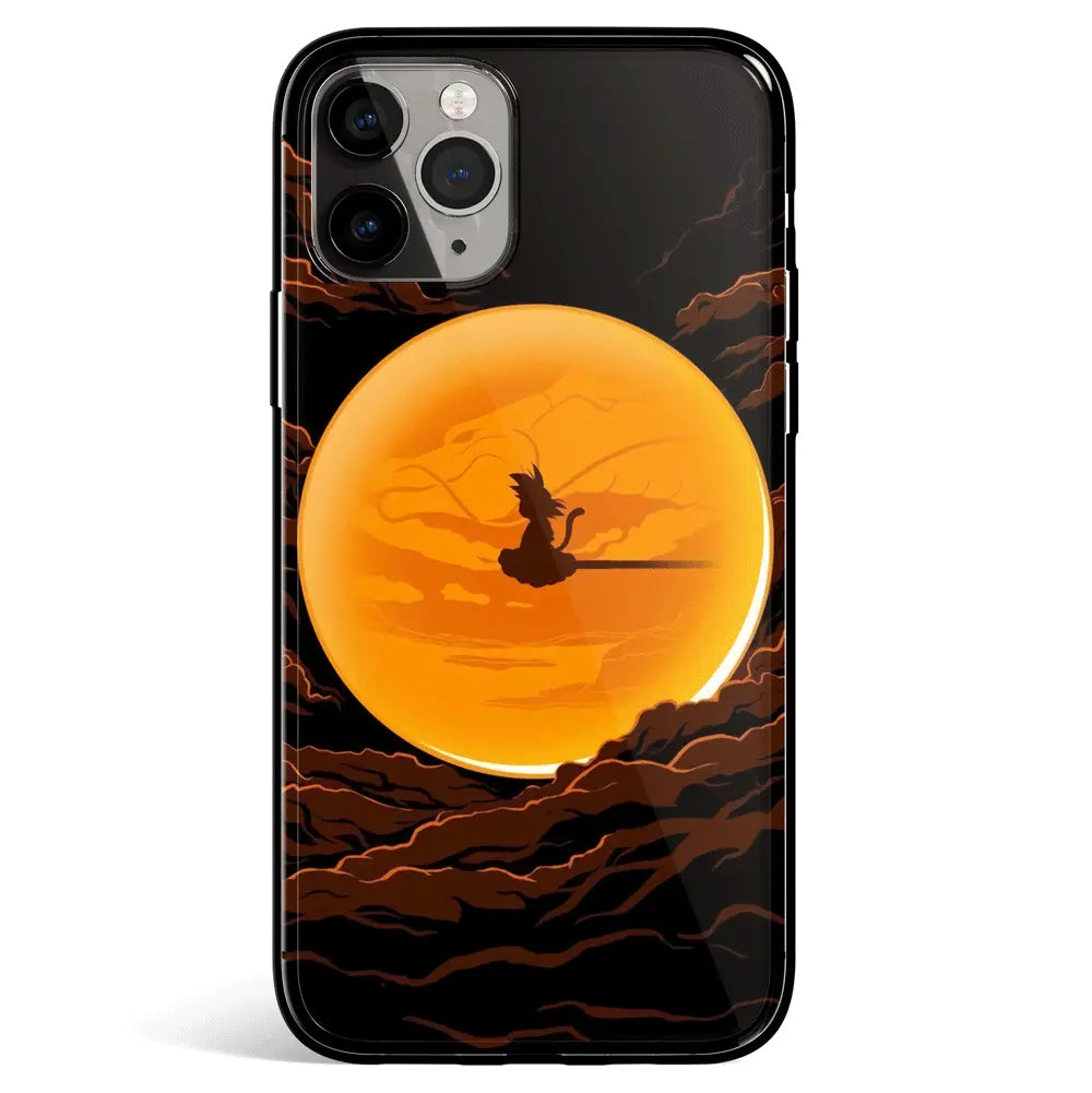 The Dragon Ball Tempered Glass Soft Silicone Phone Case-Phone Case-Monkey Ninja-iPhone 17-Young Goku-Glass Case-Monkey Ninja